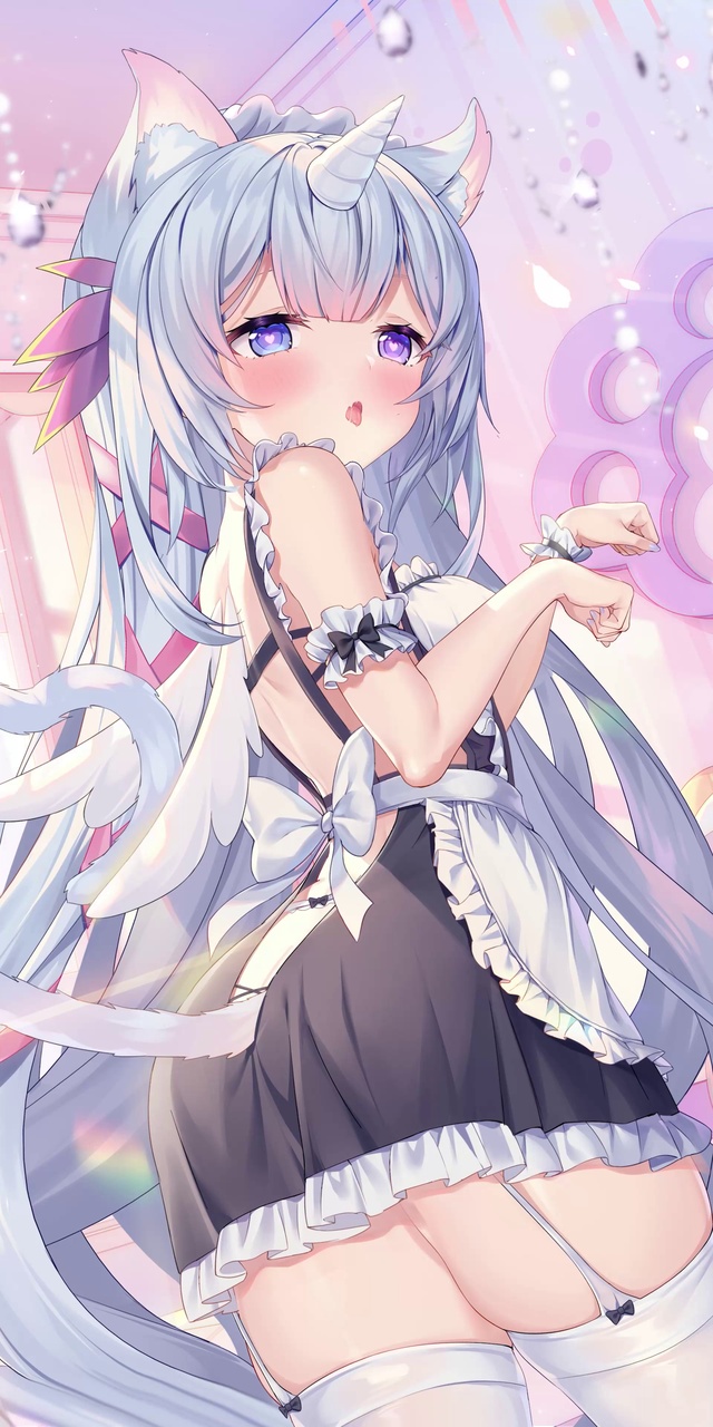 独角兽女仆猫-画师：钉宫妮妮
