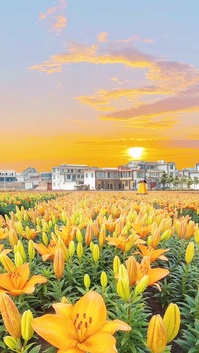黄色花海