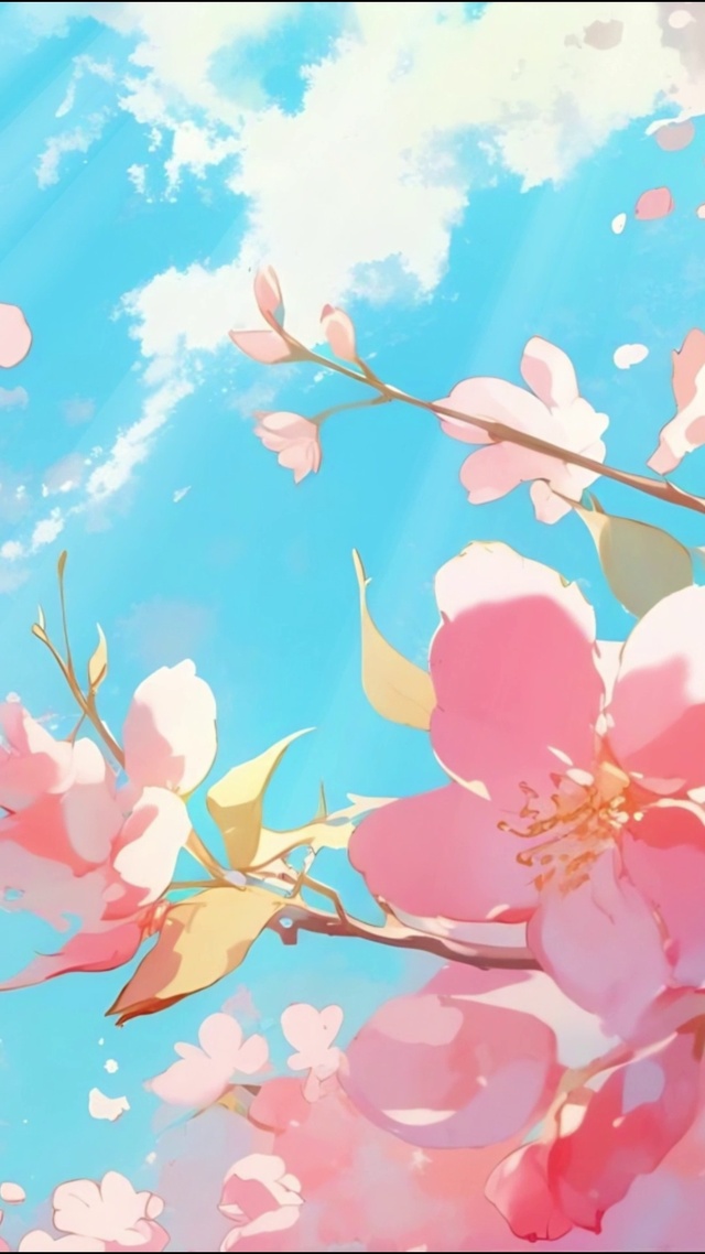 治愈系花海樱花