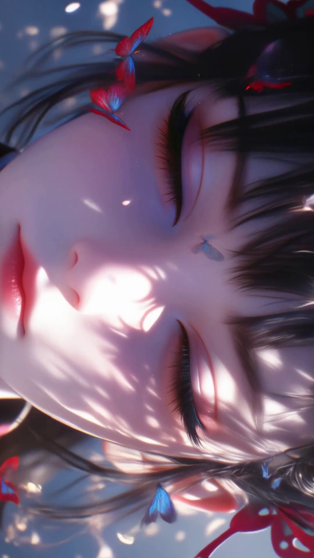 红眸映蝶