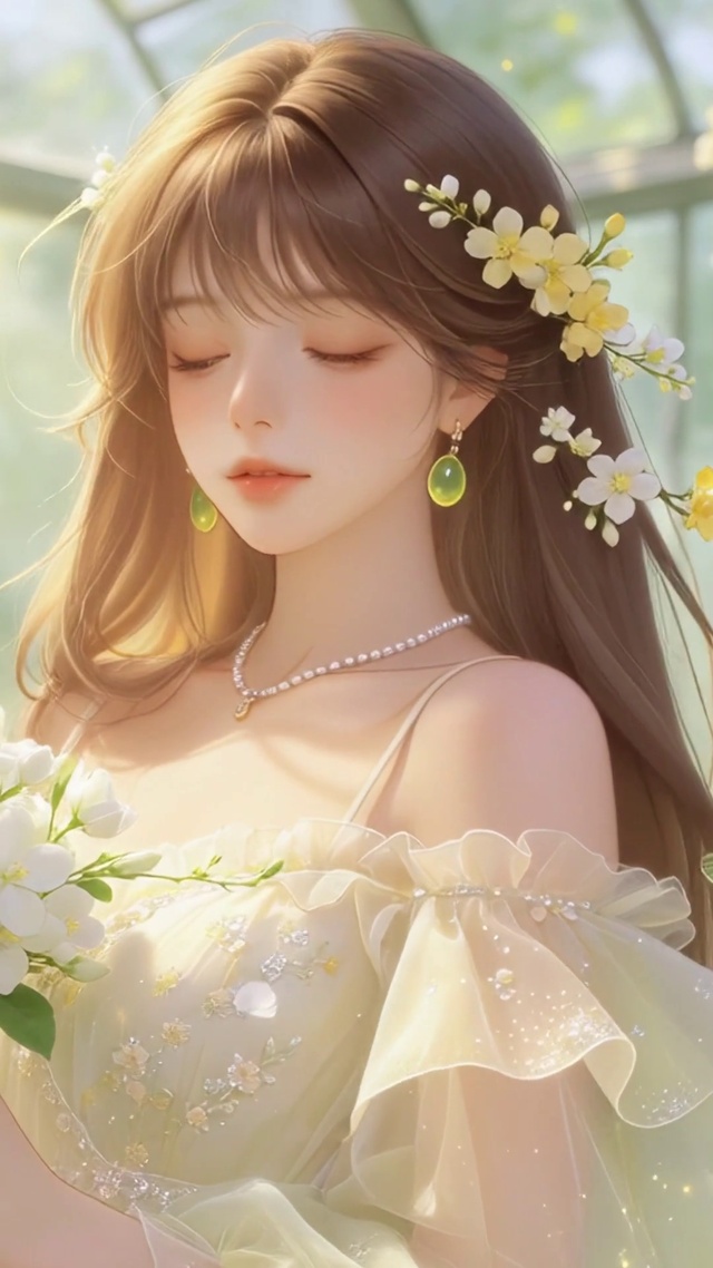 花园美女高清4k