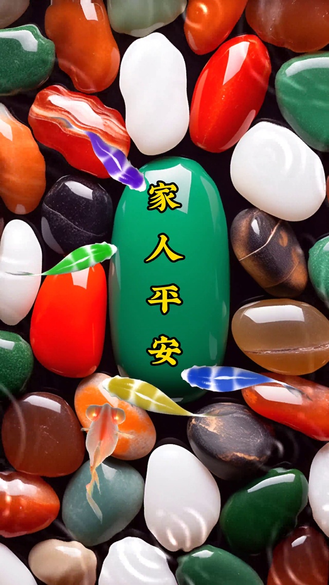 如鱼得水，家人平安