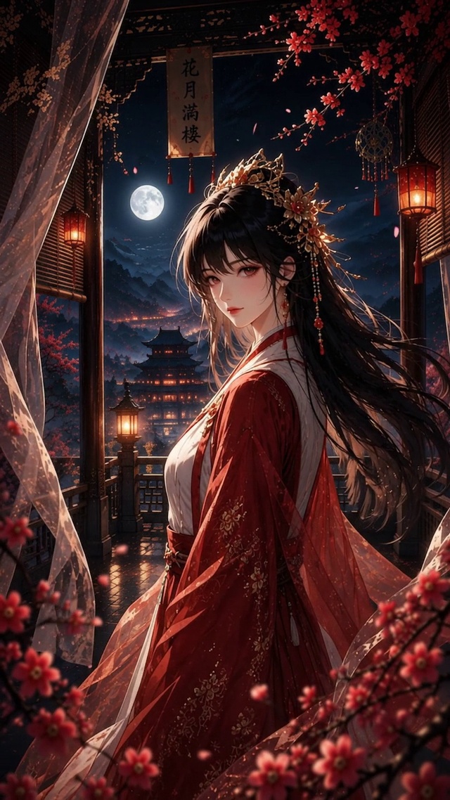 月下回眸