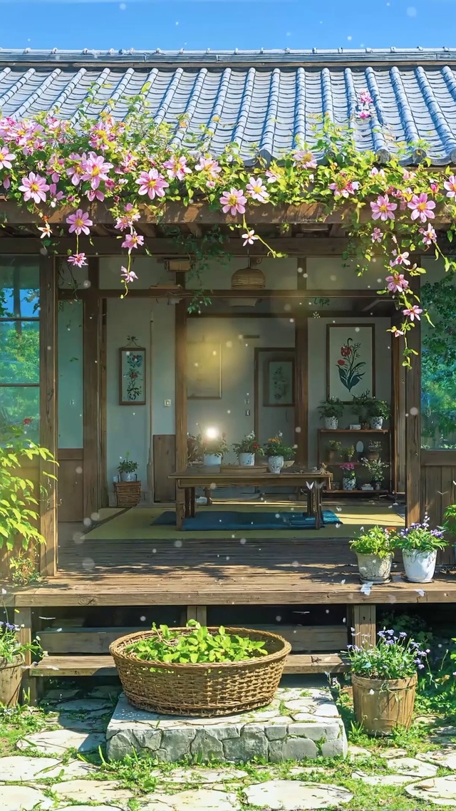 夏天治愈木屋