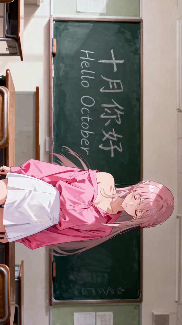 十月清纯美少女