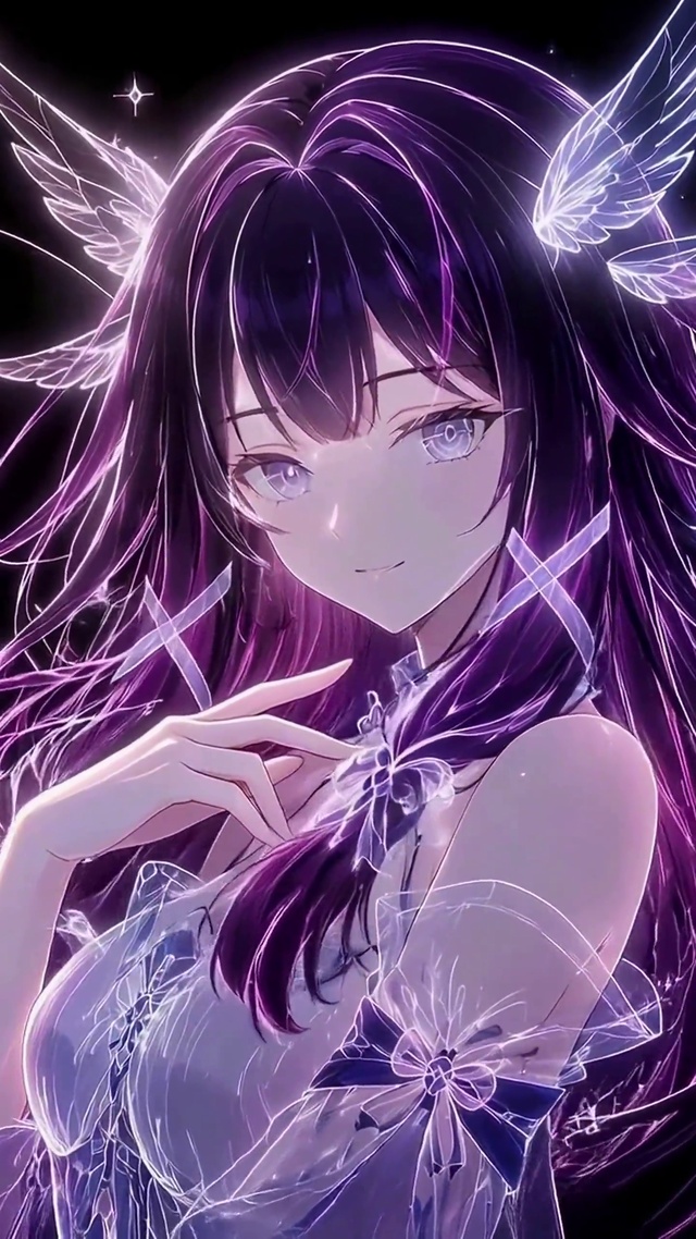 霓虹紫发美少女哥伦比娅