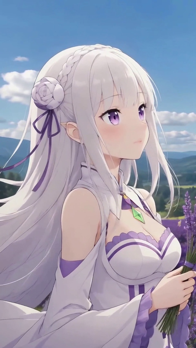 薰衣草田爱蜜莉雅