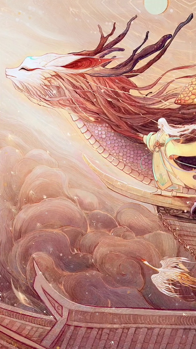 龙的儿子睚眦(科幻手机动态壁纸) - 科幻手机壁纸下载 - 元气壁纸
