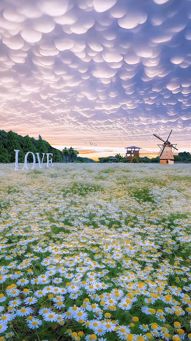 浪漫雏菊花海
