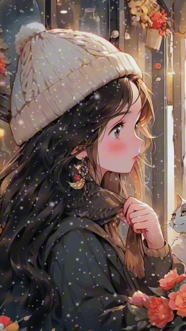 冬雪美女
