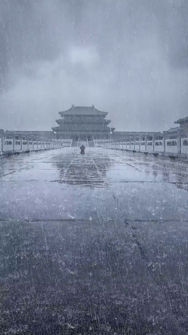 孤独感雨天氛围