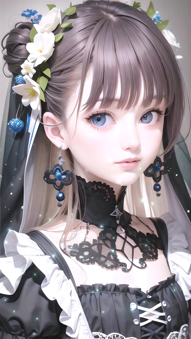 黑色洛丽塔少女