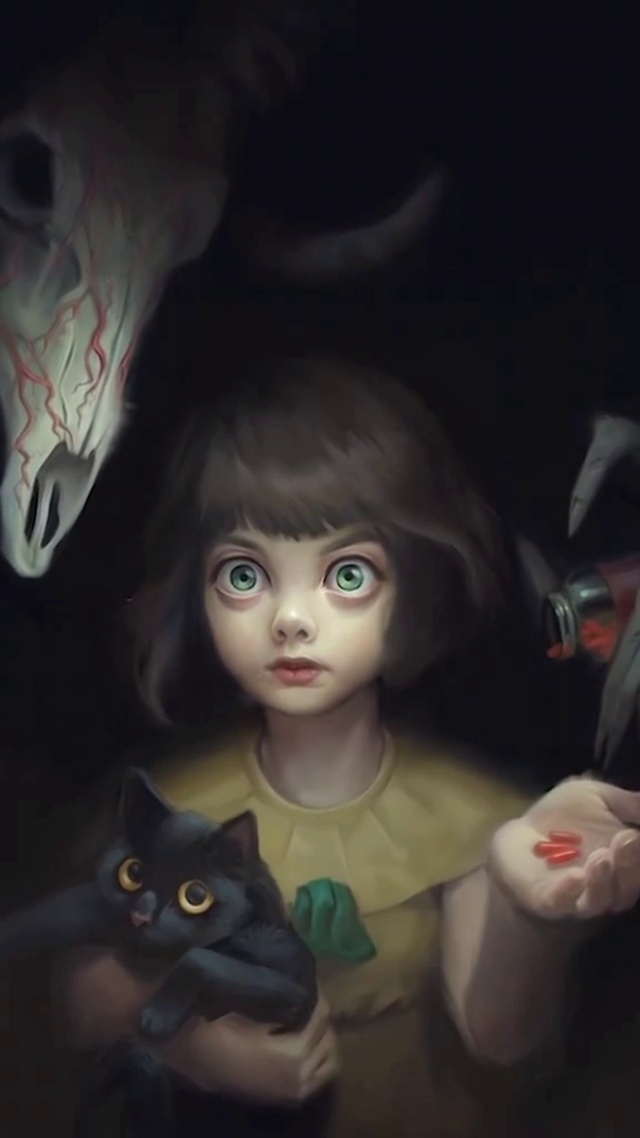 惊恐少女