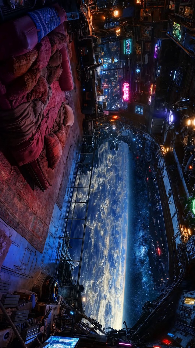 赛博朋克星际房间
