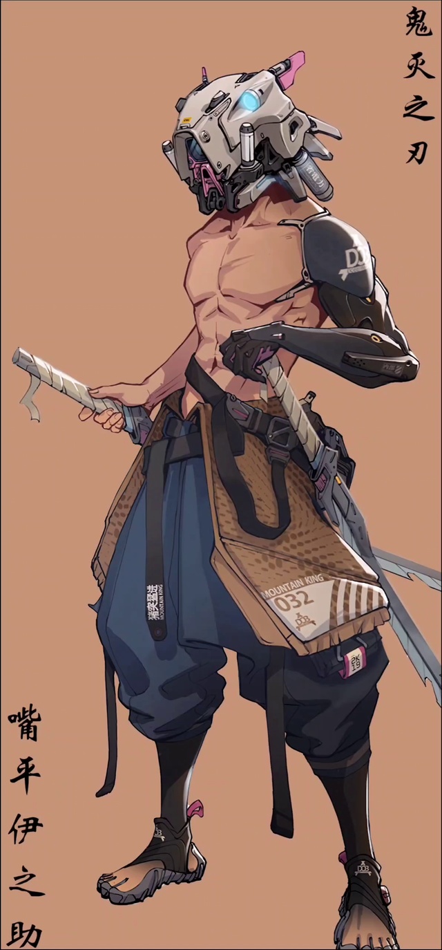 鬼灭之刃 未来战士 嘴平伊之助 猪突猛进！【原创动效】