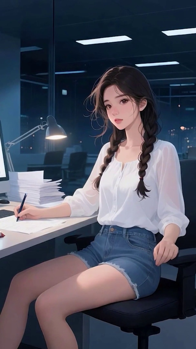 长腿女孩