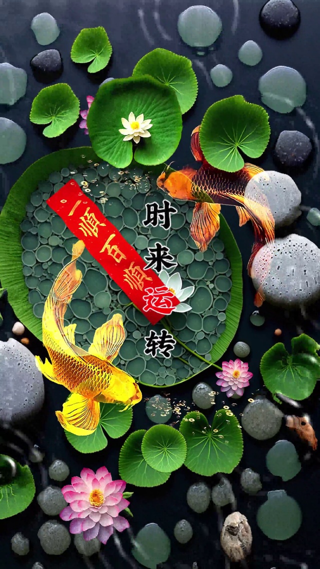 年年有余 时来运转 一顺百顺