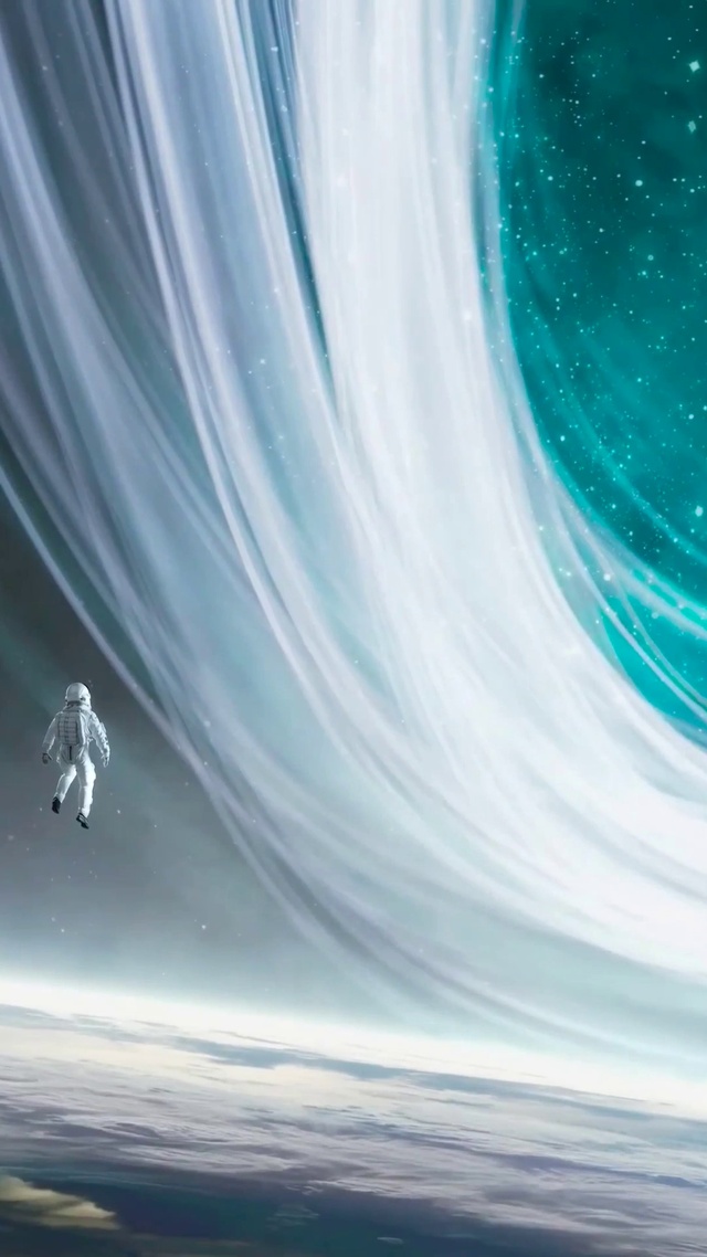 科幻宇宙黑洞宇航员