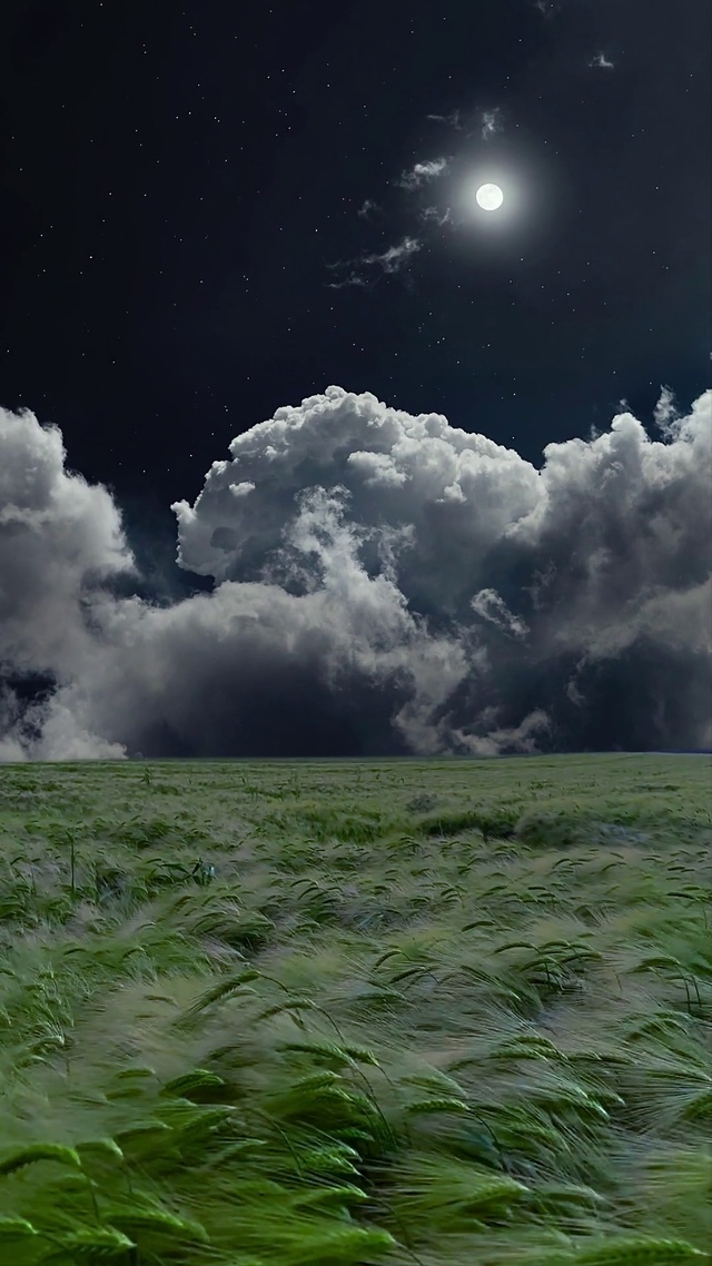 唯美4K治愈夜空