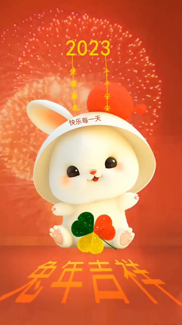 兔年大吉，开心每一天