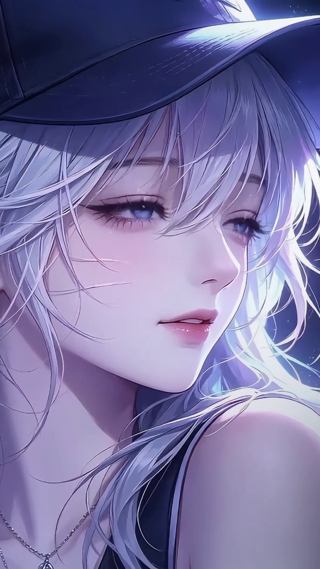晨光中棒球帽少女