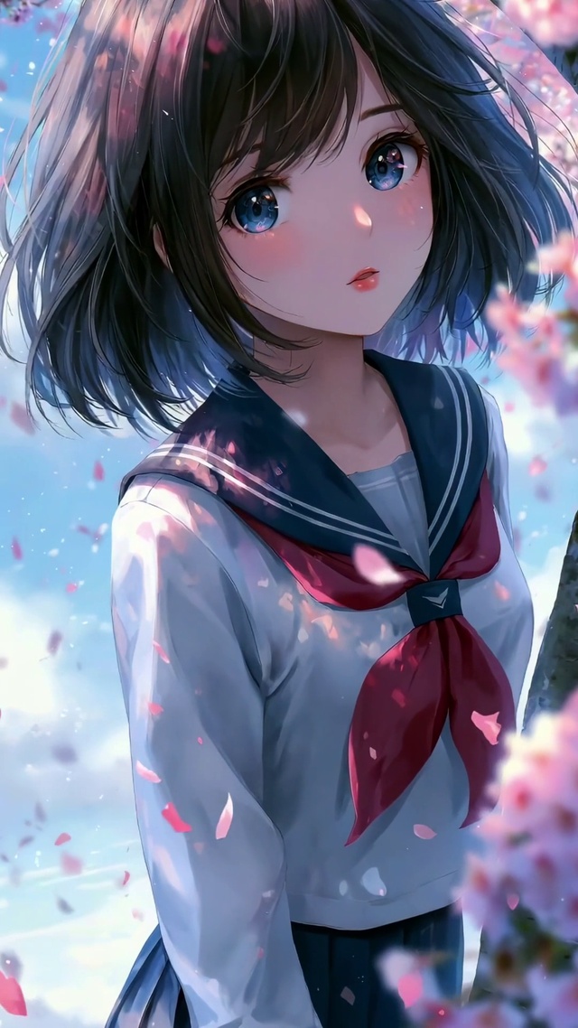 二次元樱花女孩