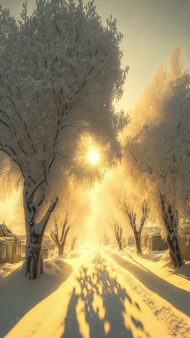 浪漫雪景