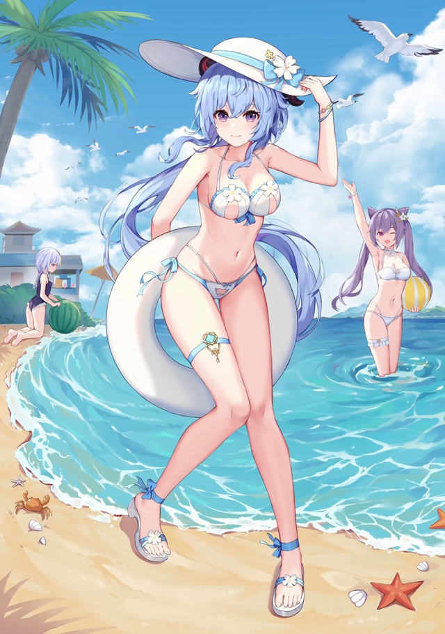 璃月夏日海滩