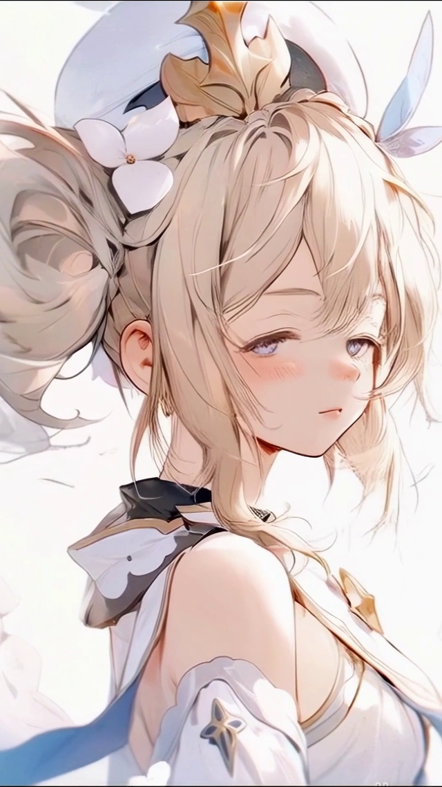 微光下的祈愿少女