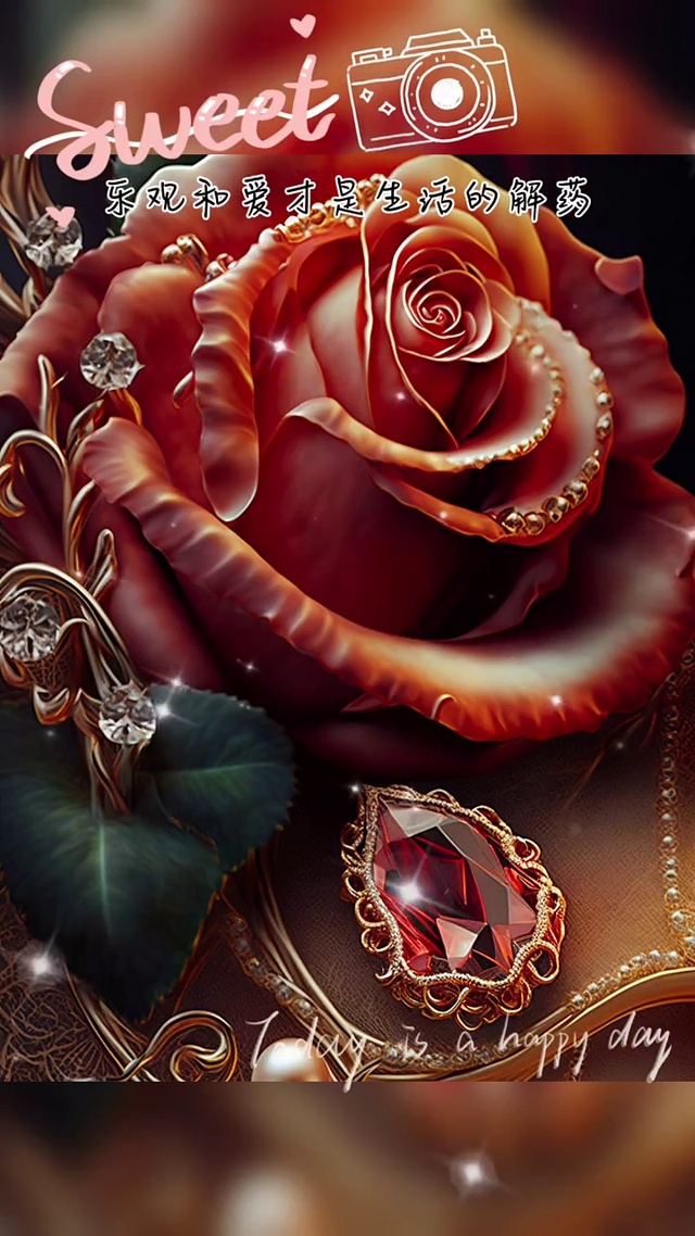 乐观和爱才是生活的解药。