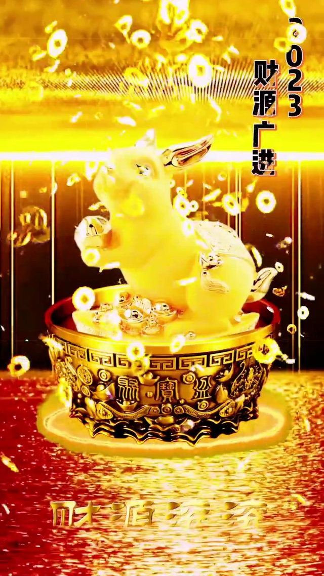 新年快乐财源滚滚来