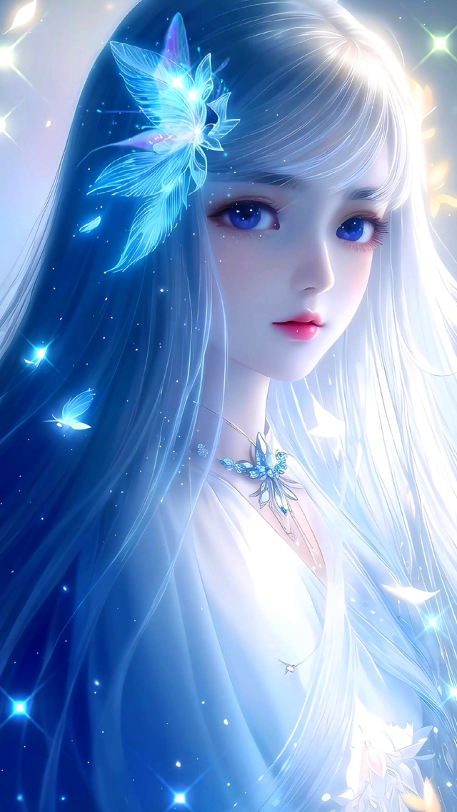 蓝色蝴蝶仙子