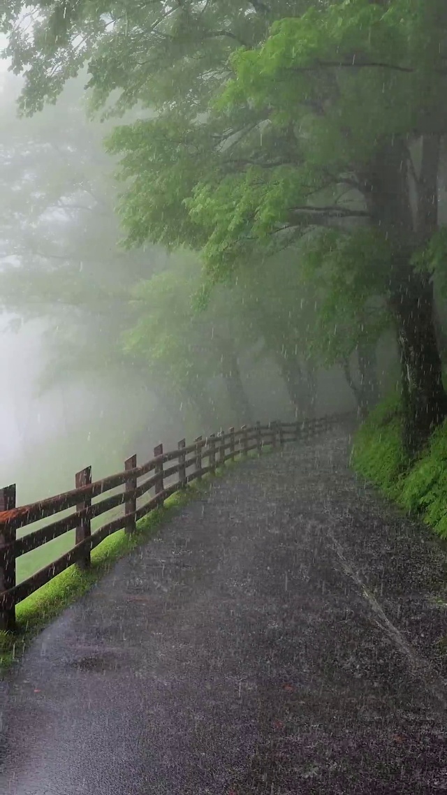 山林骤雨