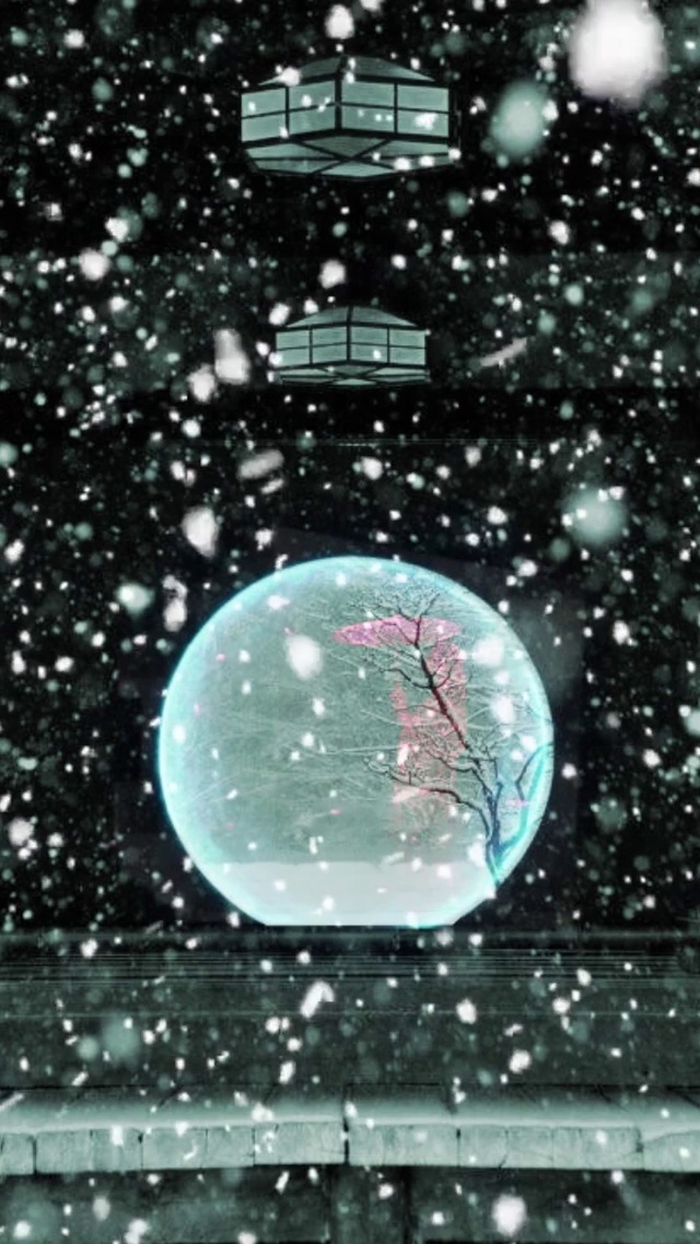 雪中独舞