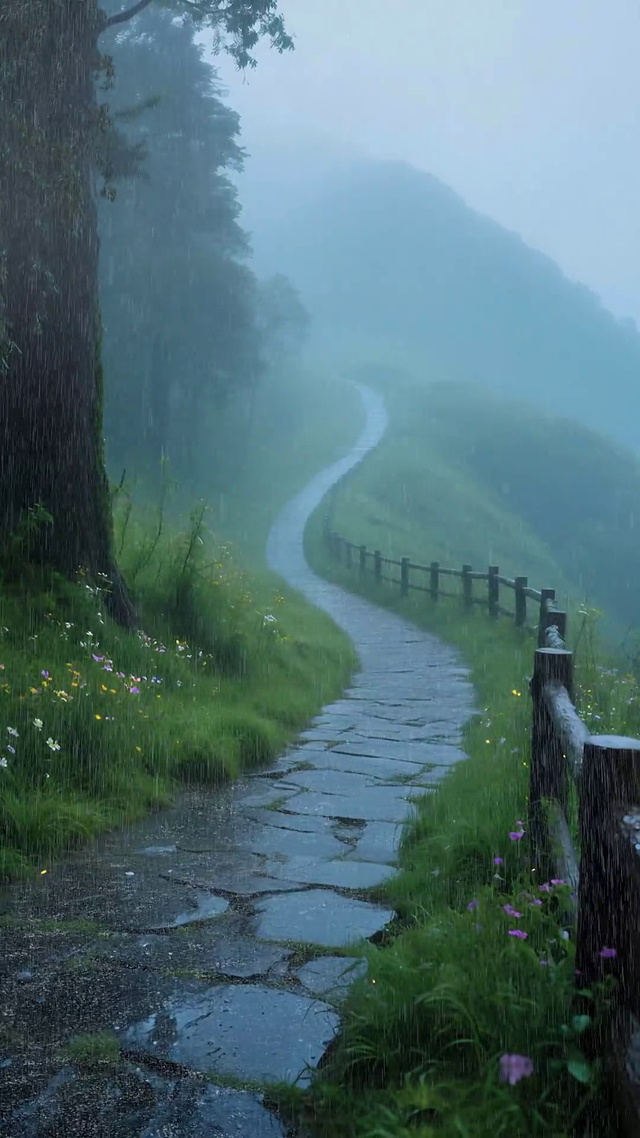 雨天小路