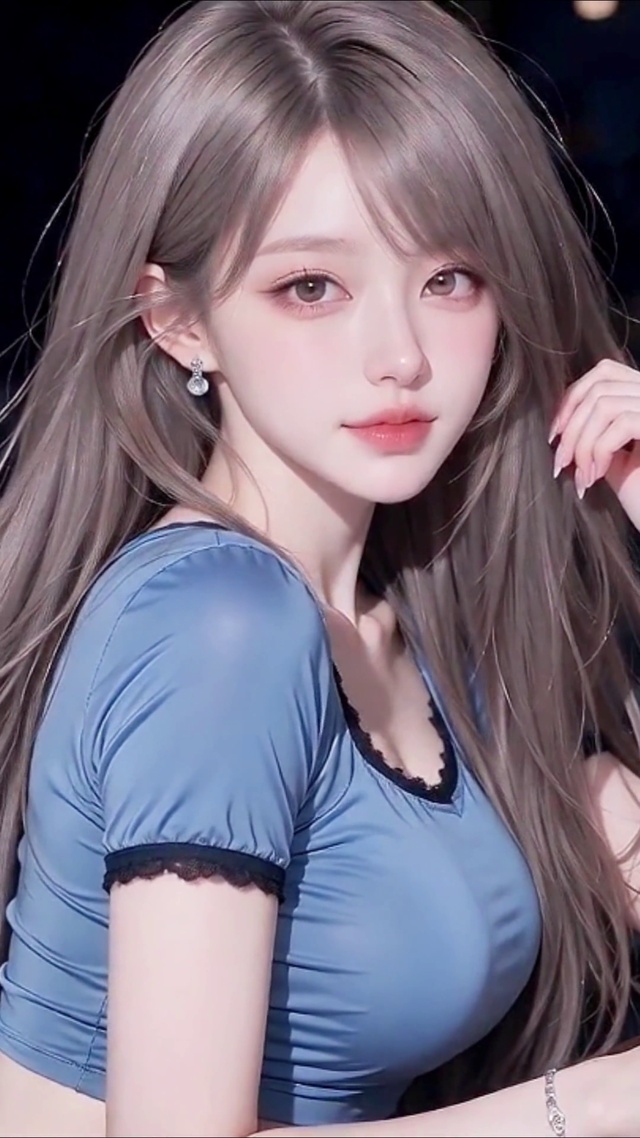 甜品店甜美少女