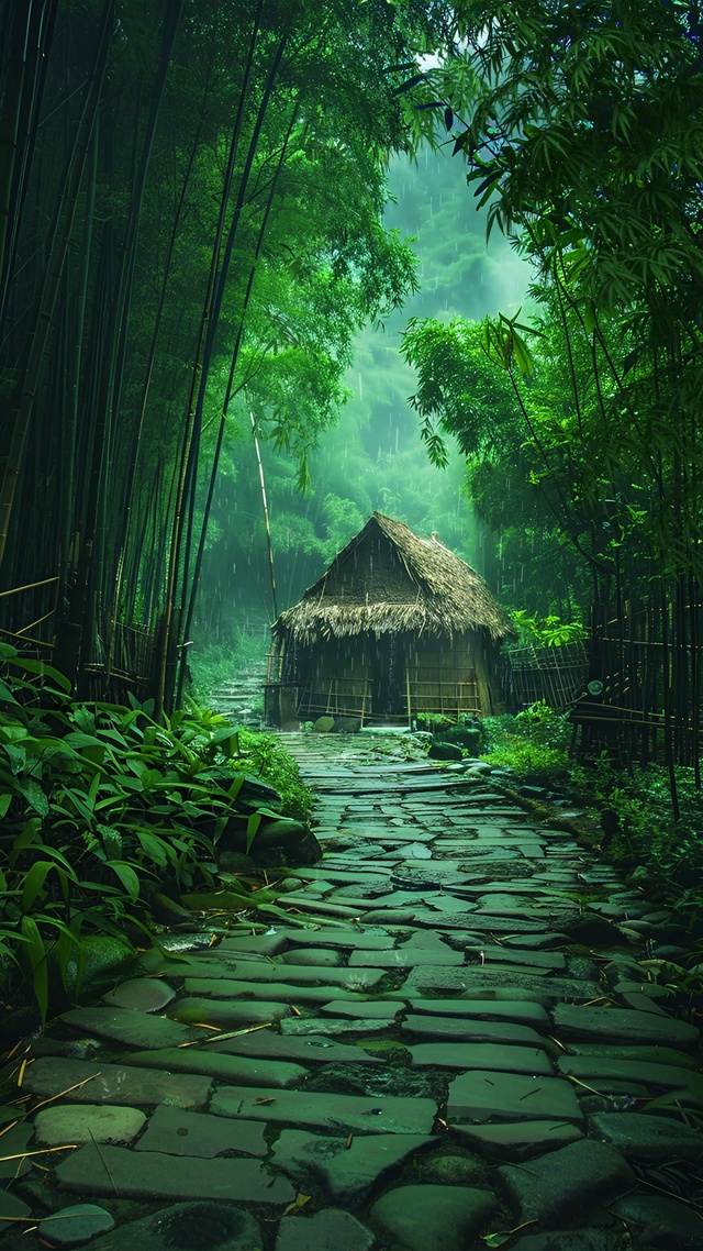 雨中小屋