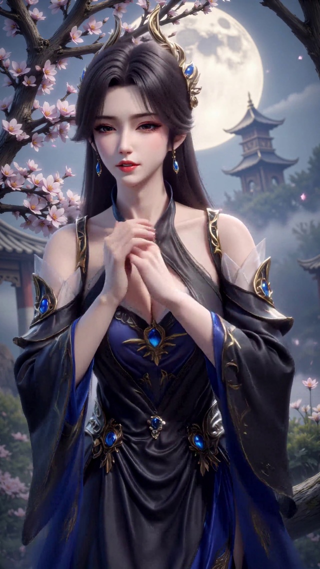 月下樱花御姐（4K）