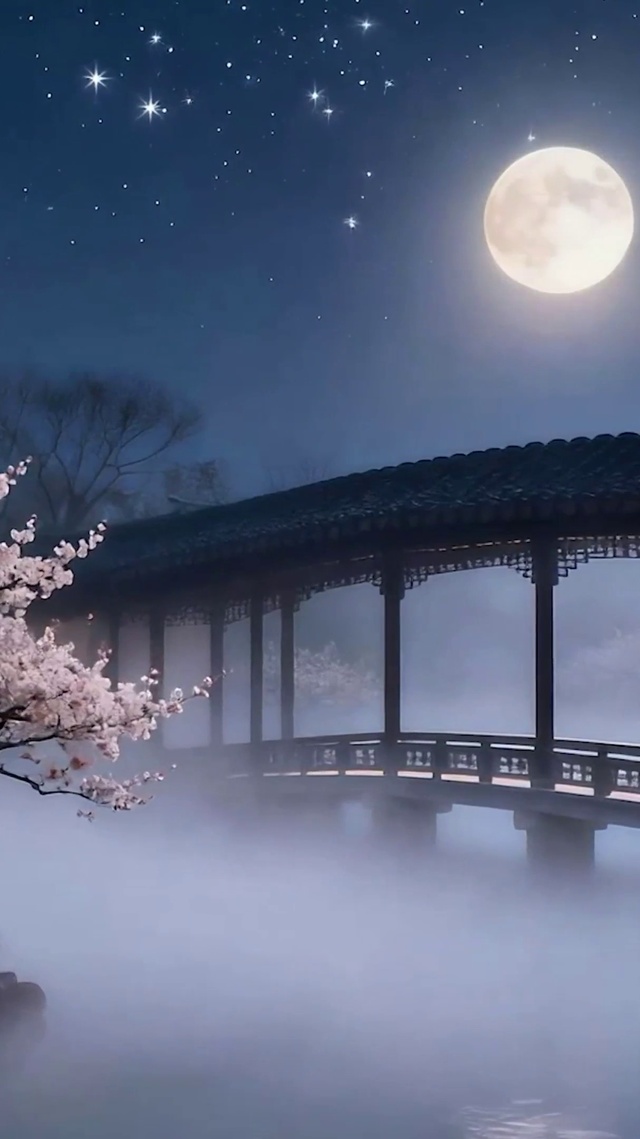 古风夜景