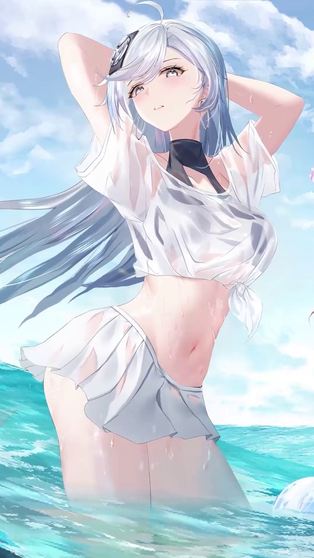 海边比基尼美女