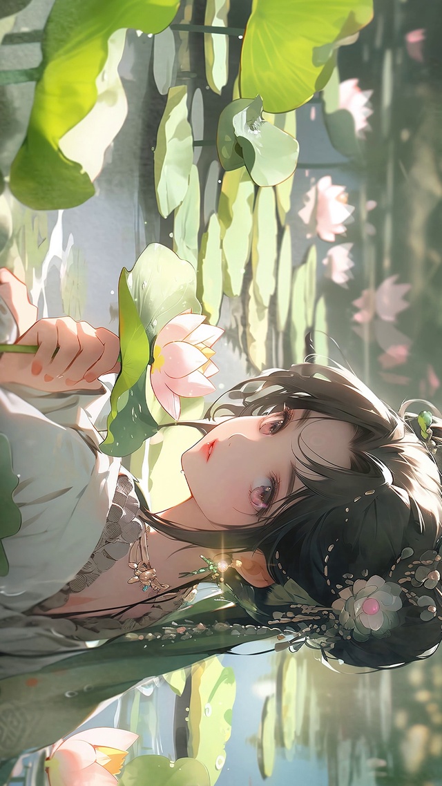 荷花少女