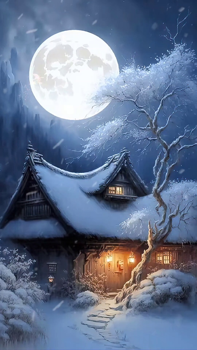 风雪归家