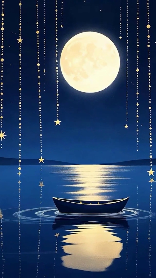 中秋月圆之夜