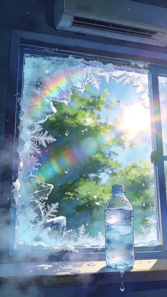 夏天来口冰水