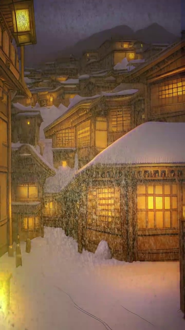 大雪纷飞～你在想谁