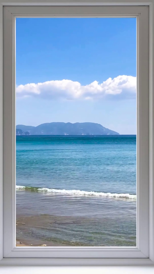 4K窗外的大海