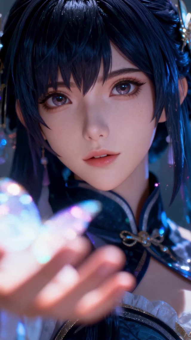 梦幻国漫水晶蝴蝶女神