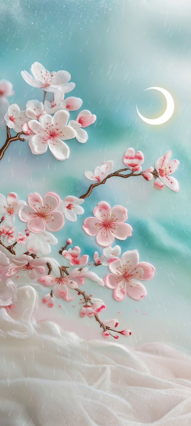 小清新唯美意境花开花落