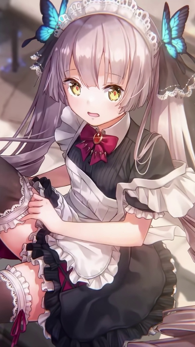 绯染天空黑丝女仆