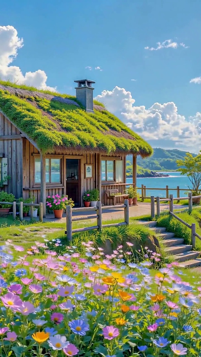 海边花海治愈小屋